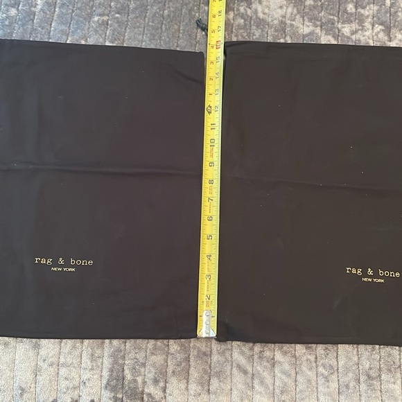 5 Rag & Bone Dust Bags New Condition - Picture 2 of 4